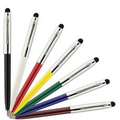 Economy Cap-O-Matic Stylus Pen w/Brass Cap & Plastic Barrel